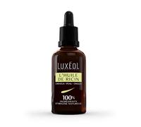 LUXÉOL - Huile De Ricin - Ongles & Peau - Aide À Nourrir, Protèger, Fortifier & À Favoriser La Pousse Des Cheveux - 100% D'Ingrédients D'Origine Naturelle - Fabriqué En France - 50ml