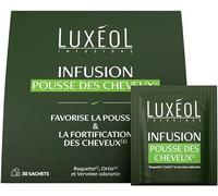Luxéol - Infusion Pousse Des Cheveux(1) - Pousse(1) & Fortification(2) - Formule 100% Naturelle - Roquette, Ortie, Verveine odorante - Programme Cheveux 1 Mois - 30 Sachets