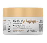 LUXEOL - Masque Nutrition - Cheveux intensément nourris, disciplinés, doux* sans être alourdis - 98% d’ingrédients d’origine naturelle - Fabriqué en France - 200 ml