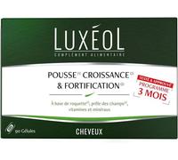 Luxeol - Pousse Croissance & Fortification - Complément Alimentaire - Roquette, Prêle Des Champs, Zinc, Cuivre, Sélénium, Vit