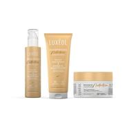 LUXEOL - Protocole Nutrition - Pour des cheveux intensément nourris, disciplinés, plus doux sans être alourdis - Shampooing (200 ml) + Masque (200 ml) + Crème de Soin (150 ml) - Fabriqué En France