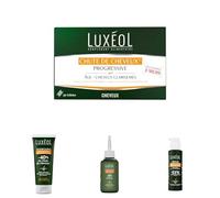 LUXEOL- Routine Anti-Chute Progressive In & Out- Gélules Chute Progressive + Shampooing, Conditionneur & Sérum- Réduit la Chute et Renforce les Cheveux- Fabriqué en France