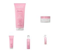 LUXÉOL - Routine Boucles Sublimes - Nettoie, hydrate, nourrit, définit & fixe les boucles - Shampooing + Masque + Spray + Crème + Gelée + Huile (200 à 250 ml selon produit) - Fabriqués en France