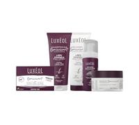 LUXEOL - Routine Epaississante In & Out - Cheveux Décolorés - +38% D'Epaisseur Dès la 1ère Utilisation* Shampooing + Après-shampooing + Masque + Mousse + Complément alimentaire - Fabriqué en France