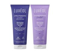 LUXEOL - Routine Epaississante In & Out - Cheveux Décolorés - +38% D'Epaisseur Dès la 1ère Utilisation* Shampooing + Après-shampooing + Masque + Mousse + Complément alimentaire - Fabriqué en France