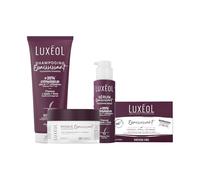 LUXEOL - Routine Epaississante In & Out - Coup de Coeur - +42% D'Epaisseur Dès la 1ère Utilisation* - Efficacité Prouvée - Shampooing + Masque + Sérum & Complément alimentaire - Fabriqué en France