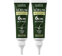 Luxéol - Sérum Capillaire Croissance - Pousse de 6cm en 3 Mois* - Des Cheveux Plus Longs Plus Vite - Cliniquement Prouvé - Formule d'Origine Naturelle - Huile de Ricin, Amla & Ginseng(3) - 50 ml