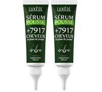 Luxéol - Sérum Pousse Cheveux - Réactive La Pousse Des Cheveux Existants & En Manque De Densité - Extrait De Pousse De Pois - 98% D'Ingrédients D'Origine Naturelle** - H/F - Fabriqué En France - 50ml