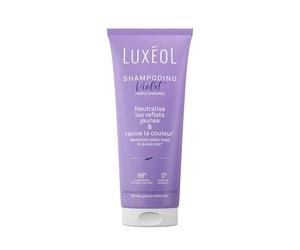 LUXÉOL - Shampooing Violet - Neutralise les reflets Jaunes & Cuivrés* | Sublime et Ravive la Couleur* - Contient Un Pigment Violet Correcteur - Sans Silicones - Fabriqué en France - 200 ml