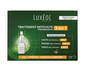 Luxéol Traitement Antichute Progressive 3en1 Ampoules 14x6ml