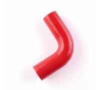 LUXERAD, Tuyau d'embrayage, tuyau flexible en silicone, connecteur droit en silicone, 90 degrés, 90-ID40 mm, longueur 102 mm, 3 couches, tuyau turbo, refroidisseur, tuyau d'aspiration (40 mm, rouge)