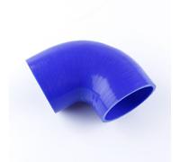 LUXERAD, Tuyau d'embrayage, tuyau flexible en silicone, connecteur droit en silicone, 90 degrés, 90-ID80 mm, longueur 102 mm, 3 couches, tuyau turbo, refroidisseur, tuyau d'aspiration (80 mm, bleu)
