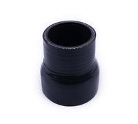 LUXERAD, Tuyau d'embrayage, tuyau flexible en silicone, connecteur droit, ID35-45 mm, longueur 76 mm, 3 couches, tuyau turbo, refroidisseur intermédiaire, tuyau d'aspiration (ID35/45, noir)