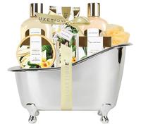 Luxetique 8pcs Vanilla Set for Women Includes Body Lotion, Bombs and Bath Salts, Christmas and Birth COFFRET CADEAU BIEN-ETRE A TEL