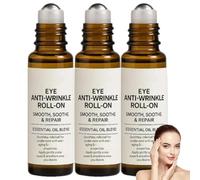 Luxéveria 10s Wrinkle Lift Serum, Luxevéria Eye Roller for Puffiness, Luxevéria Anti Rides Puissant Immediat, Reduces Fine Lines Wrinkles, Dark Circles, Eye Lifting Cream, For All Skin Types (3PC)