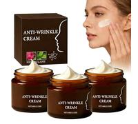 Luxeveria Retinol Lot de 3 crèmes de jour anti-âge Luxevéria anti-rides, crème magique anti-rides, réduit les ridules et les rides de sécheresse, soin du visage hydratant pour tous les types de peau