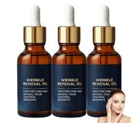 Luxeveria Wrinkle Removal Oil, Luxeveria Eye Lifting Cream, Hydrating & Moisturizing, Reduces Fine Lines Wrinkles, Dark Circles, Instant Eye Bag Tightener, Instant Tightening Oil, 30 ml (3)