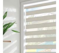 Luxevoir Panoramix Store enrouleur sans perçage pour fenêtre, stores 100 % occultants sans fil pour protection et protection de l'intimité - stores enroulables faciles à installer (abricot, 56 cm de