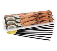 Luxflair bâtonnets d'encens Cocos Cannelle, Set de 10 Paquets de 8 bâtonnets d'encens (80 pièces), Longue durée d'incandescence d'env. 45min chacun