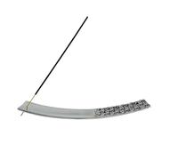Luxflair Porte-encens en métal avec Fleur de Vie - 24cm x 5cm, Porte-encens élégant pour la méditation et la Relaxation