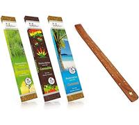Luxflair Set économique XXL : 3 Paquets de 60 bâtonnets d'encens géants Citronella, Jamaïque, Coco. idéal pour Les BBQ, Camping, Festivals