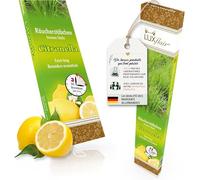 Luxflair XXL Bâtonnets d'encens géants pour Le Jardin, Parfum Citronnelle 20 pièces, 3 Heures d'incandescence par pièce pour Les barbecues, Camping