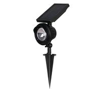 Luxform - Lampes solaires pour l'extérieur - Texas - Lampes solaires pour l'extérieur - Lampes solaires pour balcons extérieurs - Applique Murale - Appliques extérieures - Plastique - Noir
