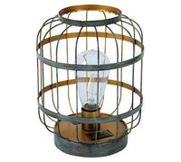 LUXFORM-Lanterne de table solaire en métal et verre 10 lumens Cambridge - diamètre 18 x 23,5 cm