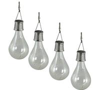 Luxform Solar LED Garden Party Light Chain 4 pcs. Transparent 95420