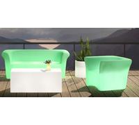 luxgreen Gaia,Ed Sofa, Matériau : Plastique PE (polyéthylène), Indice d'étanchéité : IP65, Source Lumineuse : Mèche LED à économie d'énergie.