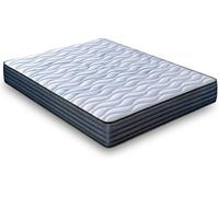LUXIABED Matelas 135x180 Viscoélastique Dual : Côtés Différenciés. Confort + Fermeté Moyenne MemorySens. Hygiénique et Respirant. Individuel Couleur Gris. Modèle Fantasy Hauteur 20 cm