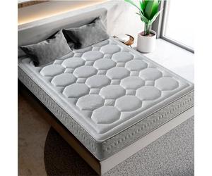 LUXIABED Matelas 200X200 Memoryvex Mousse à Mémoire Réversible Hiver/Été Matrimonial, Anti-Acariens, Hypoallergénique, Respirant, Ferme Moyenne, Modèle RoyalFresh Épaisseur 32 cm