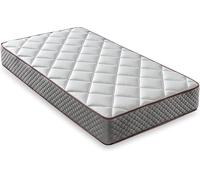 LUXIABED Matelas 90 x 180 cm, modèle Elixir. Viscoélastique double : faces différenciées. Confort + fermeté moyenne MemorySens. Hygiénique et respirant. Individuel. Couleur grise. Hauteur 22 cm