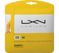 Luxilon Cordage de tennis 4G 125 1,25 mm 12,2 m Doré simple