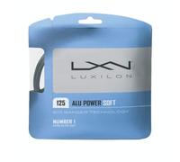 Luxilon Alu Power Soft 12.2 M Tennis Single String Argenté 1.25 mm