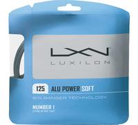 Luxilon Cordage de tennis Alu Power Soft 12,2 m Argenté 1,25 mm unitaire