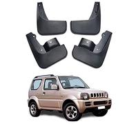 LUXIQO 4 PCS Bavettes Garde-Boue, pour Suzuki Jimny 2005-2018 Avant ArrièRe Bavettes Car Splash Fender Protection Carrosserie Accessoires
