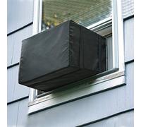 Luxiv Housse de climatiseur pour fenêtre extérieure, extérieur de la fenêtre, de l'extérieur, de l'extérieur, de la fenêtre, de l'extérieur, de l'AC, de la poussière, de l'extérieur, de la fenêtre, de l'AC, de la protection, Noir , 21Wx16Dx15H