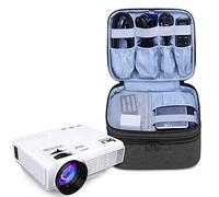 Luxja Sac pour Mini Projecteur XuanPad, DR.Q, APEMAN et QKK, Sacoche pour Mini Videoprojecteur et Accessoires, Noir