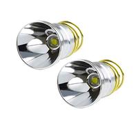 LUXJUMPER Paquet de 2 Ampoules de Remplacement LED 1500 Lumens XPL V6 Module de Conception P60 à Mode Unique, Ampoule LED pour Surefire Hugsby C2 G2 Z2 6P 9P G3 S3 D2, WF501B WF502B