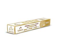 LuxLiv ® Rouleau de papier d'aluminium de qualité supérieure de 45 cm extra large de 40 m d'épaisseur 20 microns d'épaisseur