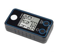 Luxmètre numérique avec testeur de température de couleur et mesure de la luminosité pour évaluation de l'éclairage LED, noir/rouge (SK-8 202)