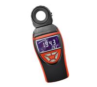 Luxmètre numérique portable avec rétroéclairage LCD, haute précision et enregistrement des données pour mesure de la lumière intérieure/extérieure