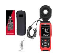 Luxmètre Portable, Luxmètre Numérique Luxmètre Sonde Détachable Illuminomètre 200000 Lux/FC Photomètre Testeur Environnemental(632A)