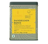 Luxmi Estates Tisane aux racines de pissenlit - Boîte de 100 g de thé aux herbes bio certifiée USDA - Sans caféine - Ingrédient unique - 50 tasses