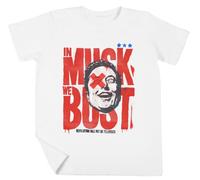 Luxogo dans Musc Nous Bousiller Garçon Filles Unisexe Blanc T-Shirt Manches Cortes Kids White T-Shirt