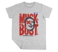 Luxogo dans Musc Nous Bousiller Garçon Filles Unisexe Gris T-Shirt Manches Cortes Kids Grey T-Shirt