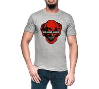 Luxogo Killing Joke Homme Gris T-Shirt Manches Cortes Men's Grey T-Shirt