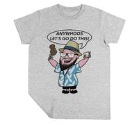 Luxogo Pagination M Demain Garçon Filles Unisexe Gris T-Shirt Manches Cortes Kids Grey T-Shirt