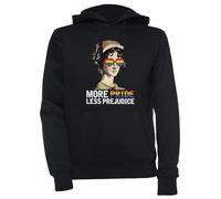 Luxogo Plus Fierté Moins Préjugé LGBTQ+ Unisexe Noir Sweat À Capuche Homme Femme Unisex Black Hoodie Men's Women's